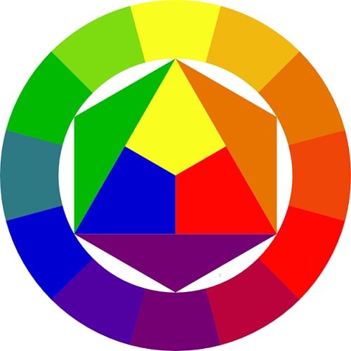 ruota dei colori da 5,5 pollici comoda multicolore per le aule d'arte Ruota dei colori dei pigmenti 
